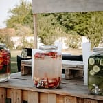 Boissons fraîches servies à l’Orangerie de Châtel